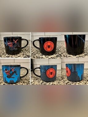 Marvel Zak Designs Color Change 15oz Modern Mug, Spiderman Miles Morales